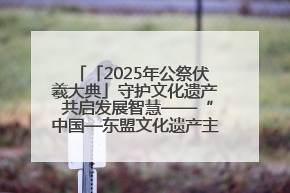 「2025年公祭伏羲大典」守护文化遗产 共启发展智慧——“中国—东盟文化遗产主题对话”侧记