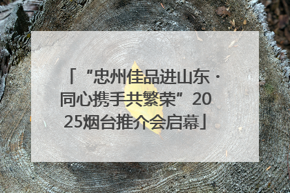 “忠州佳品进山东・同心携手共繁荣”2025烟台推介会启幕