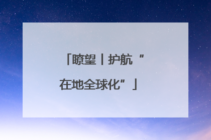 瞭望丨护航“在地全球化”