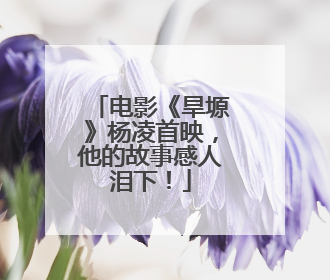 电影《旱塬》杨凌首映，他的故事感人泪下！