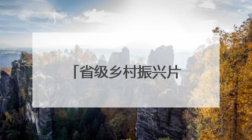 省级乡村振兴片区，西海岸+1
