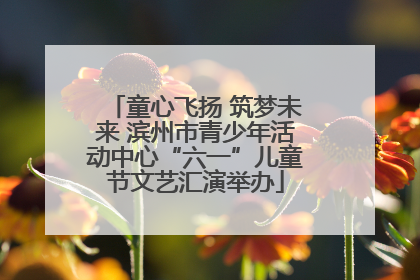 童心飞扬 筑梦未来 滨州市青少年活动中心“六一”儿童节文艺汇演举办