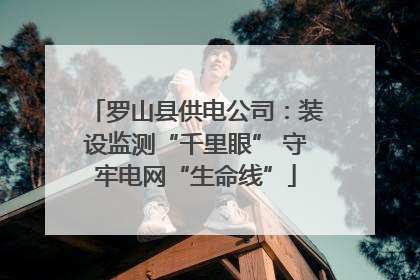 罗山县供电公司：装设监测“千里眼” 守牢电网“生命线”