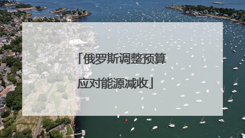 俄罗斯调整预算应对能源减收