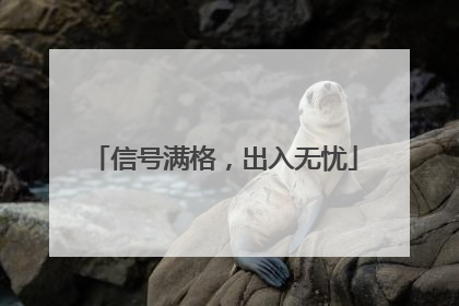 信号满格，出入无忧