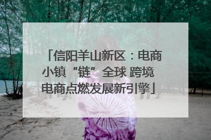 信阳羊山新区：电商小镇“链”全球 跨境电商点燃发展新引擎