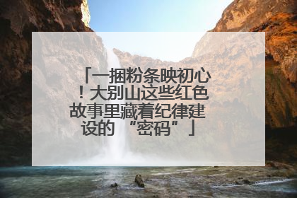 一捆粉条映初心！大别山这些红色故事里藏着纪律建设的 “密码”