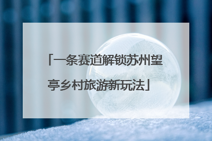 一条赛道解锁苏州望亭乡村旅游新玩法