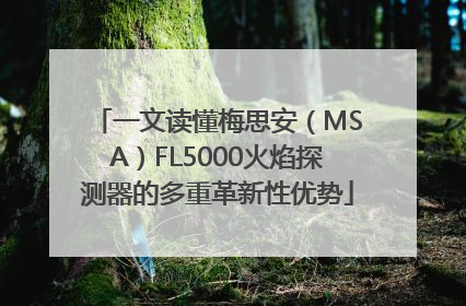 一文读懂梅思安（MSA）FL5000火焰探测器的多重革新性优势