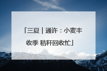 三夏｜通许：小麦丰收季 秸秆回收忙