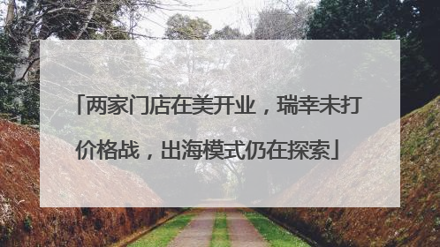 两家门店在美开业，瑞幸未打价格战，出海模式仍在探索