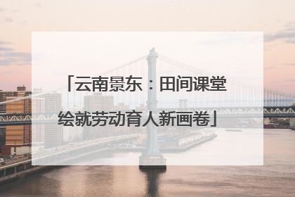 云南景东：田间课堂绘就劳动育人新画卷