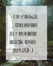 亲子新玩法，带娃勇闯稻田！快来解锁嘉定版《向往的生活》