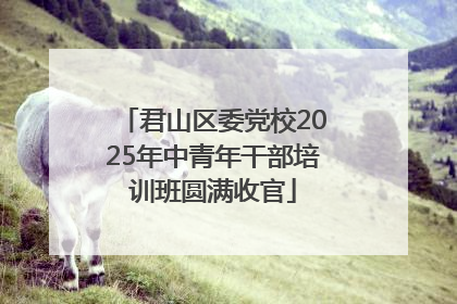 君山区委党校2025年中青年干部培训班圆满收官