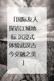 国际友人探访江城地标 沉浸式体验武汉古今交融之美
