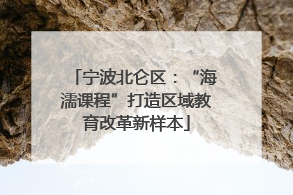 宁波北仑区：“海濡课程”打造区域教育改革新样本
