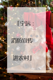 宁远：消防宣传进农村