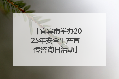 宜宾市举办2025年安全生产宣传咨询日活动