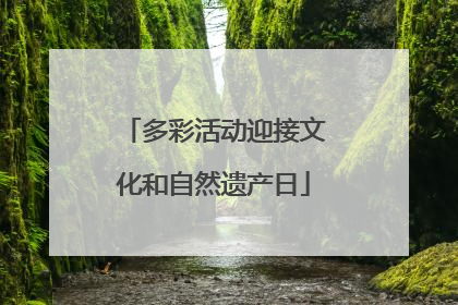 多彩活动迎接文化和自然遗产日