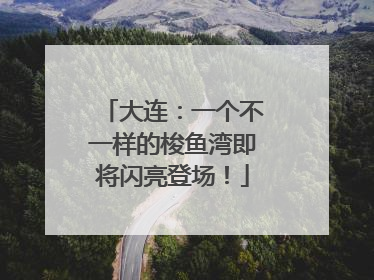 大连：一个不一样的梭鱼湾即将闪亮登场！