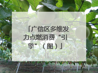 广信区多维发力点燃消费“引擎”（图）