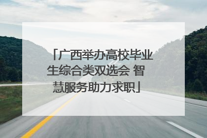 广西举办高校毕业生综合类双选会 智慧服务助力求职