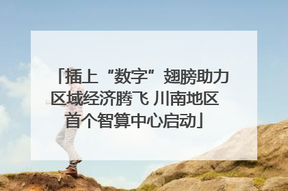 插上“数字”翅膀助力区域经济腾飞 川南地区首个智算中心启动
