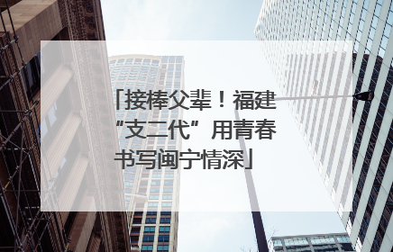 接棒父辈！福建“支二代”用青春书写闽宁情深