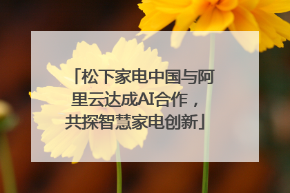 松下家电中国与阿里云达成AI合作，共探智慧家电创新