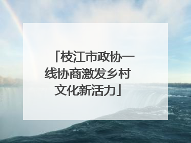 枝江市政协一线协商激发乡村文化新活力