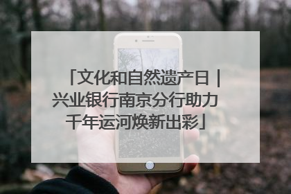 文化和自然遗产日｜兴业银行南京分行助力千年运河焕新出彩