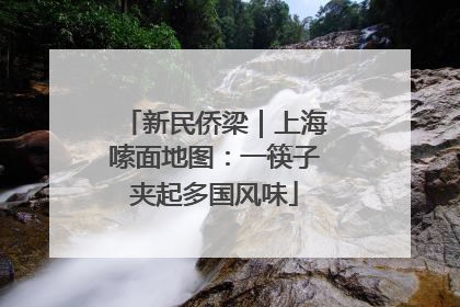 新民侨梁｜上海嗦面地图：一筷子夹起多国风味