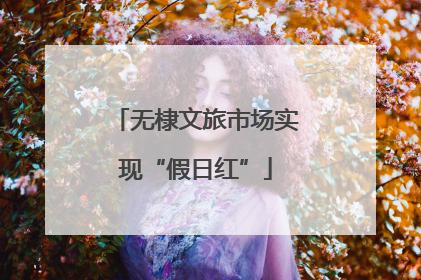 无棣文旅市场实现“假日红”