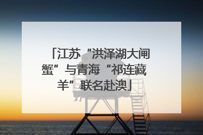 江苏“洪泽湖大闸蟹”与青海“祁连藏羊”联名赴澳