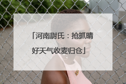 河南尉氏：抢抓晴好天气收麦归仓