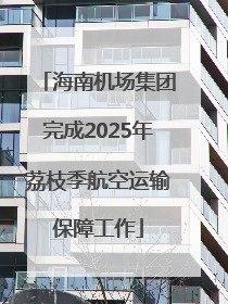 海南机场集团完成2025年荔枝季航空运输保障工作