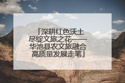 深耕红色沃土 尽绽文旅之花——华池县农文旅融合高质量发展走笔
