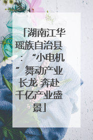 湖南江华瑶族自治县：“小电机”舞动产业长龙 奔赴千亿产业盛景