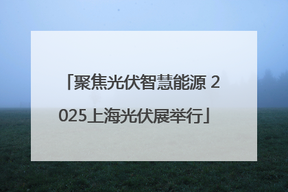 聚焦光伏智慧能源 2025上海光伏展举行