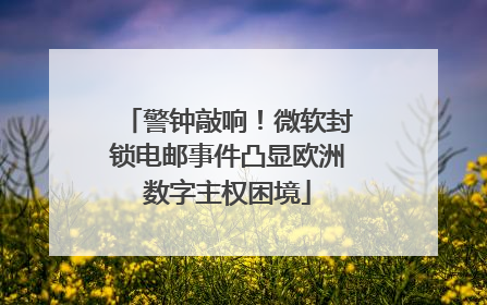 警钟敲响！微软封锁电邮事件凸显欧洲数字主权困境