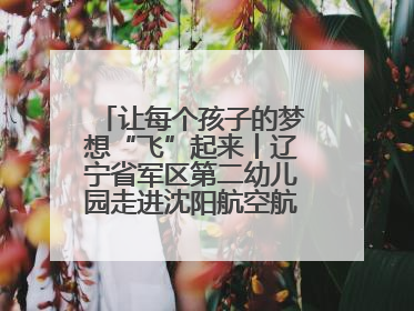让每个孩子的梦想“飞”起来丨辽宁省军区第二幼儿园走进沈阳航空航天大学开展爱国主义教育