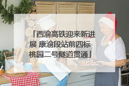 西渝高铁迎来新进展 康渝段站前四标桃园二号隧道贯通