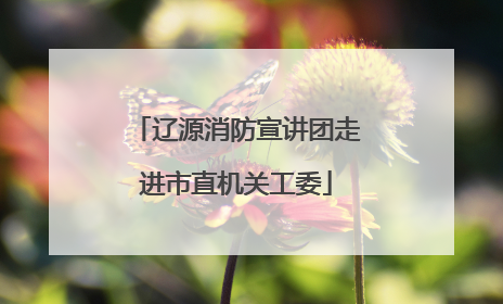 辽源消防宣讲团走进市直机关工委