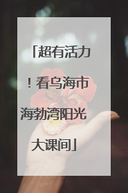 超有活力！看乌海市海勃湾阳光大课间