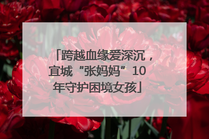 跨越血缘爱深沉，宜城“张妈妈”10年守护困境女孩