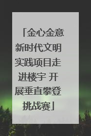 金心金意新时代文明实践项目走进楼宇 开展垂直攀登挑战赛