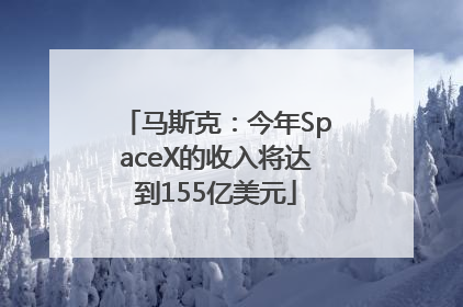 马斯克：今年SpaceX的收入将达到155亿美元