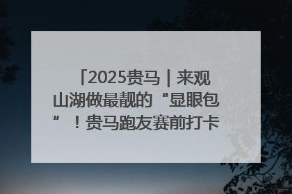 2025贵马｜来观山湖做最靓的“显眼包”！贵马跑友赛前打卡点燃奔跑热情