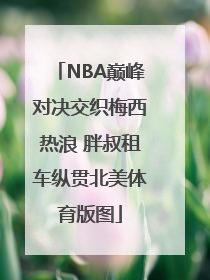 NBA巅峰对决交织梅西热浪 胖叔租车纵贯北美体育版图
