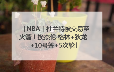 NBA｜杜兰特被交易至火箭！换杰伦·格林+狄龙+10号签+5次轮